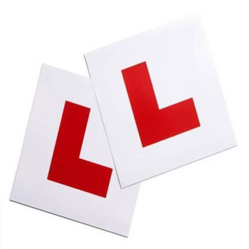 Car L Plate Vehicle Stickers Learner Plate Sticker Car Stickers Car Learner Sign Magnetic L Plates New Drivers Stickers