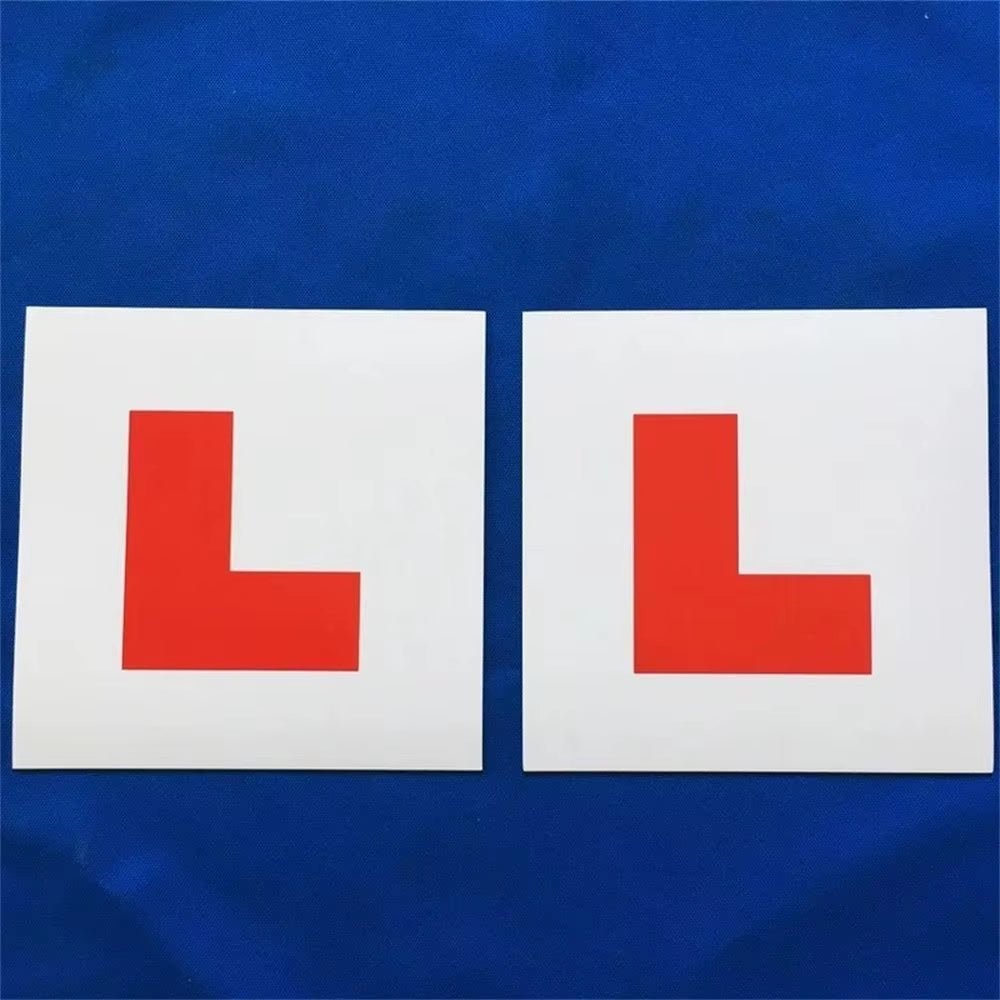 Car L Plate Vehicle Stickers Learner Plate Sticker Car Stickers Car Learner Sign Magnetic L Plates New Drivers Stickers