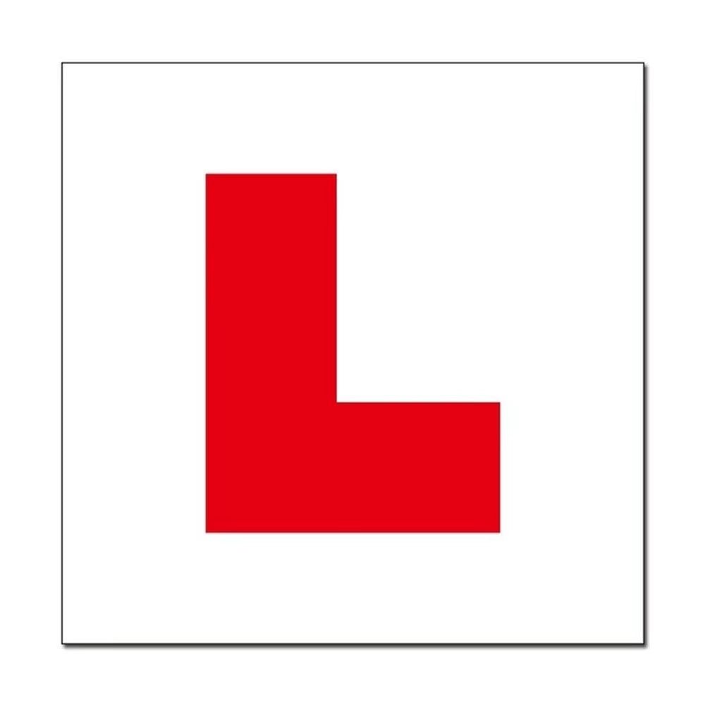 Car L Plate Vehicle Stickers Learner Plate Sticker Car Stickers Car Learner Sign Magnetic L Plates New Drivers Stickers